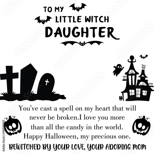 halloween message card design shineon 2024