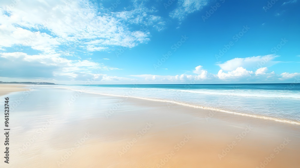 A vast horizon where the deep blue ocean meets the azure sky, with gentle waves reflecting the sunlight. A vast horizon where the deep blue ocean meets the azure sky, with gentle waves reflecting the sunlight.