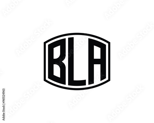 BLA logo design vector template. BLA