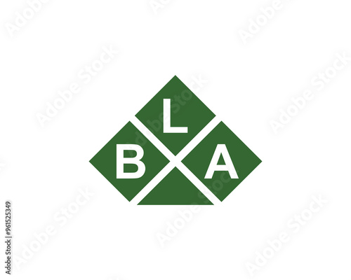 BLA logo design vector template. BLA