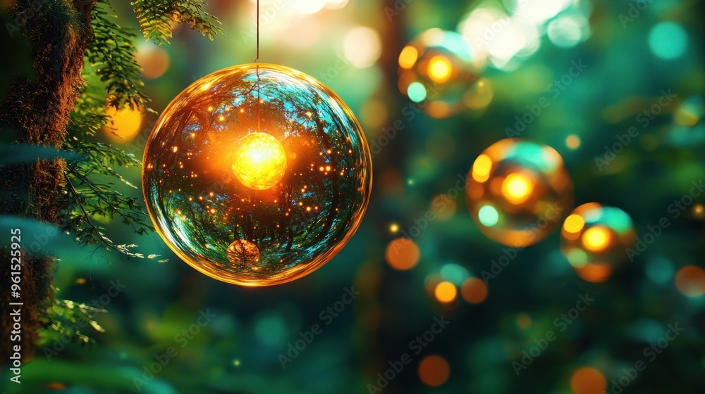 Forest Light Sphere. Forest Light Sphere.