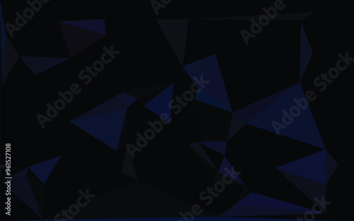 Dark Realistic polygonal background for your graphic resource
