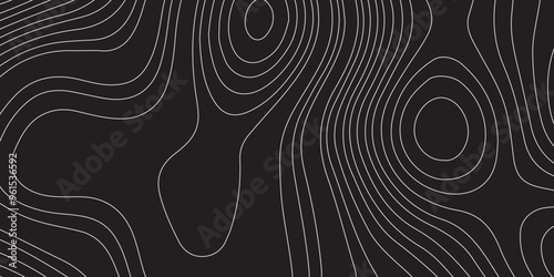 Black topology topography vector abstract design digital background seamless contour map texture territory geography desktop wallpaper and design for print work