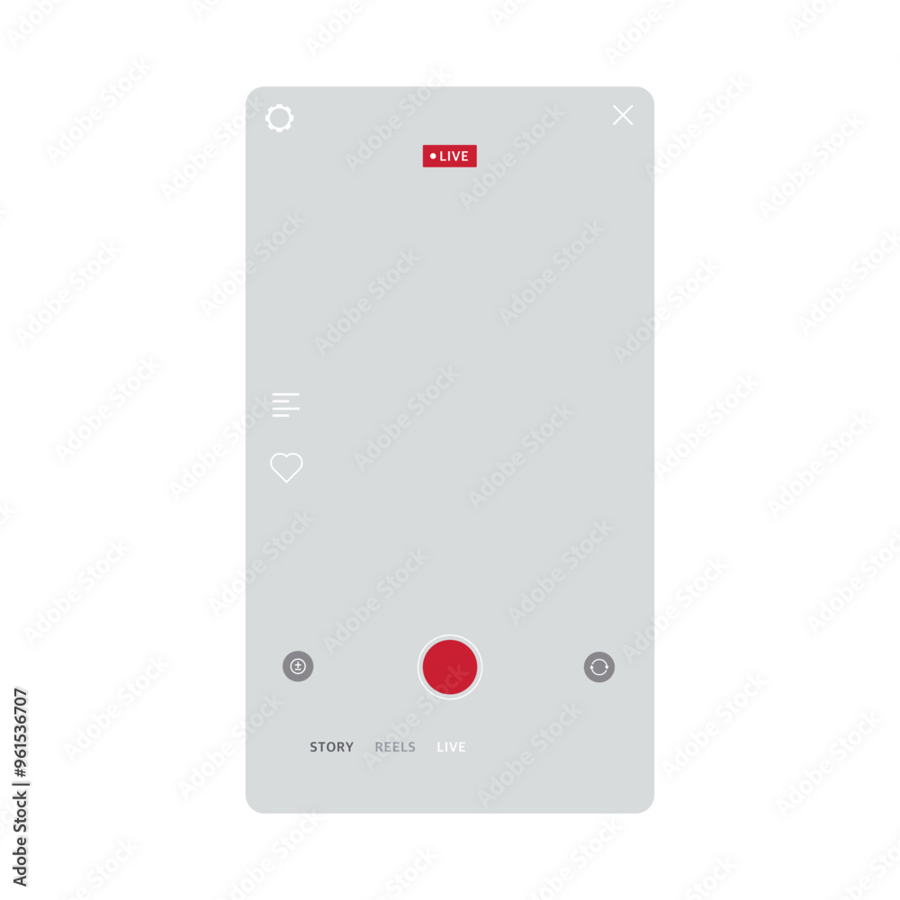 template for live feed vector template for live feed vector