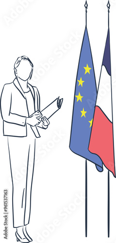 Première ministre femme politique cheffe du gouvernement