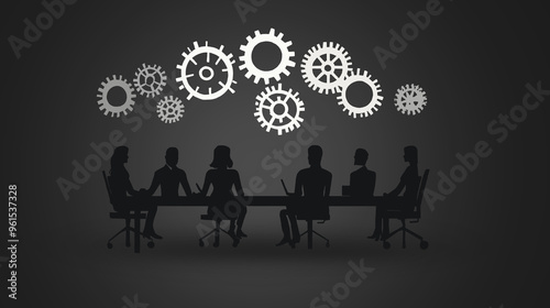 business partnership and teamwork concept