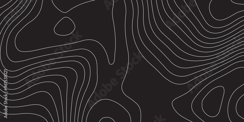 Black topology topography vector abstract design digital background seamless contour map texture territory geography desktop wallpaper and design for print work