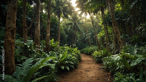 footpath in the jungle