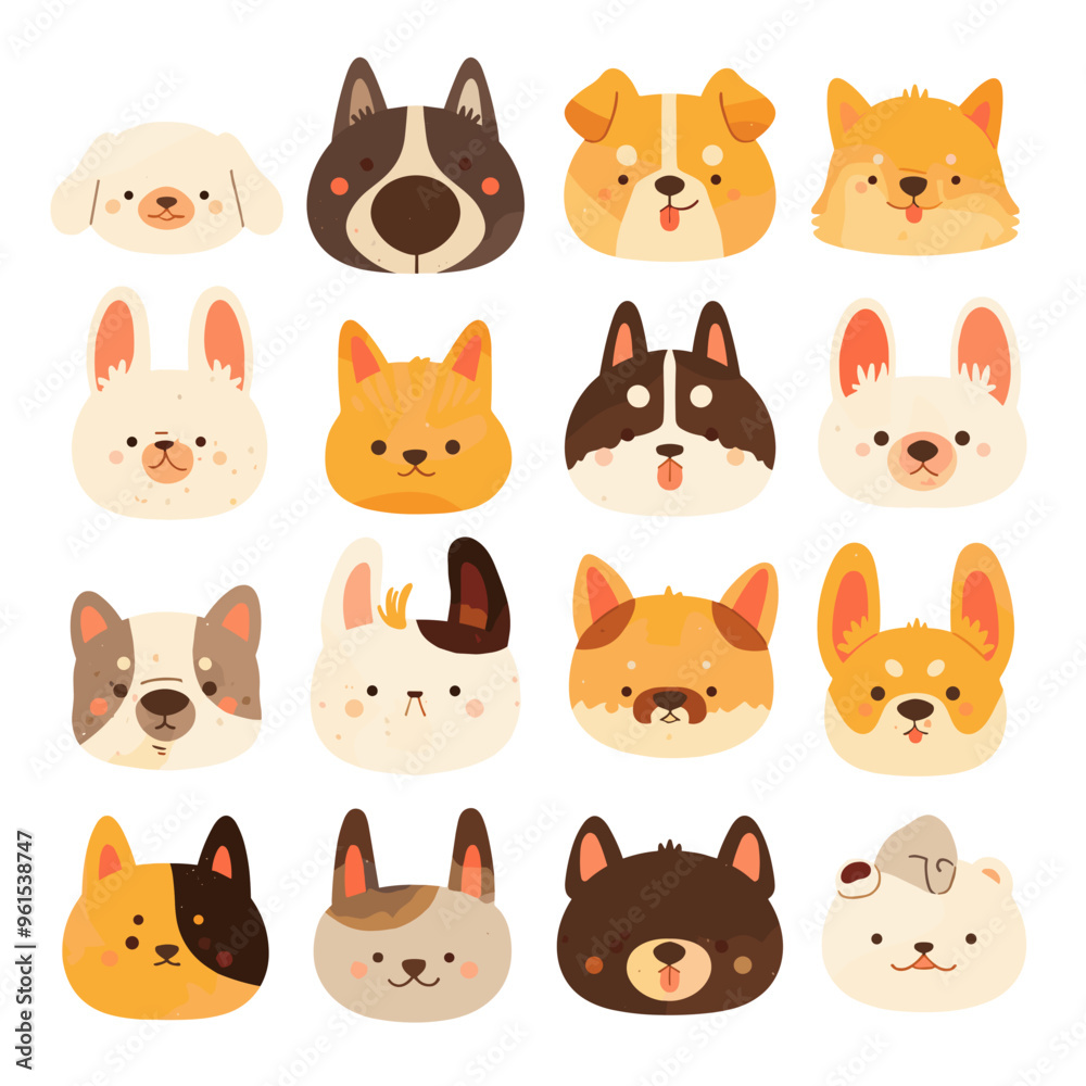 set of funny animals set of funny animals
