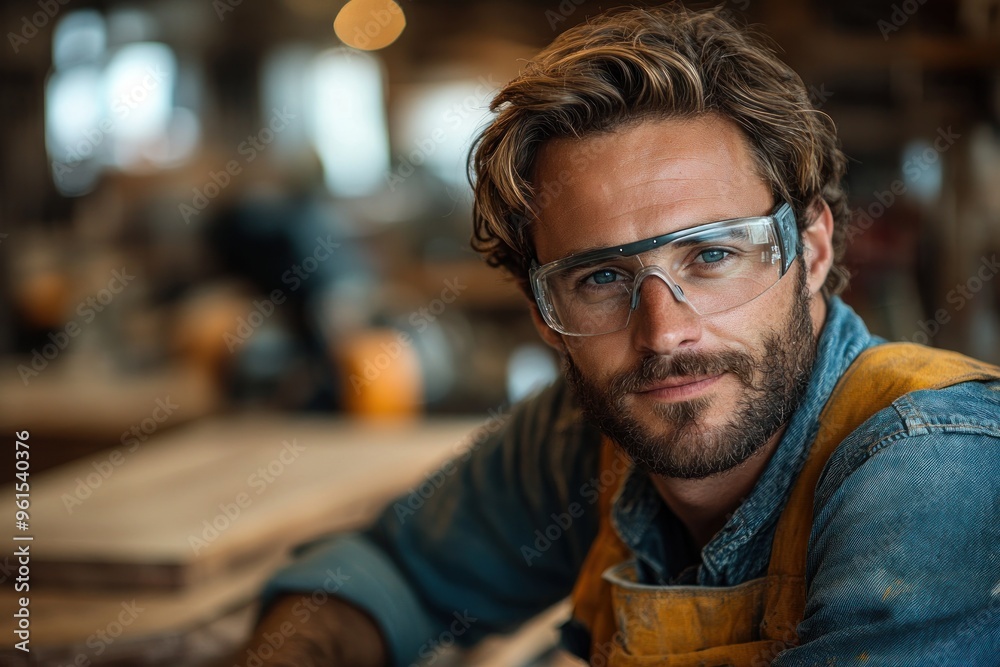 Portrait of a Confident Carpenter Portrait of a Confident Carpenter