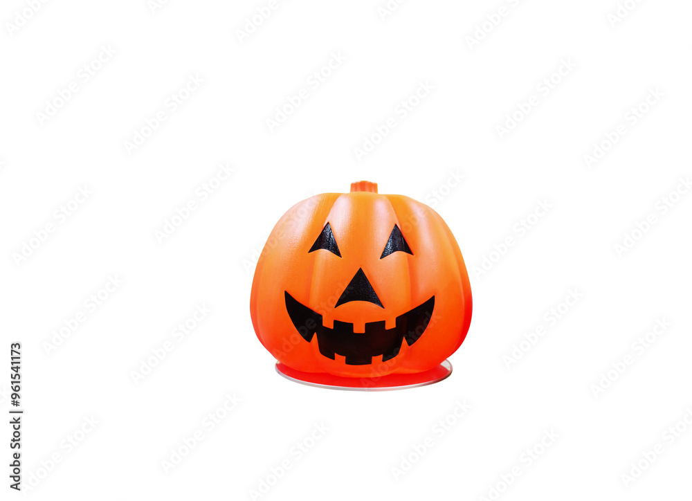 Halloween carved pumpkin lantern with smile white background. Halloween carved pumpkin lantern with smile white background.