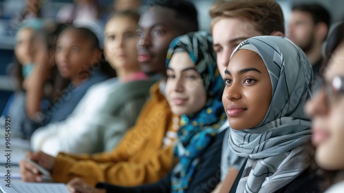 Intercultural dialogue in a college classroom, with students from diverse backgrounds