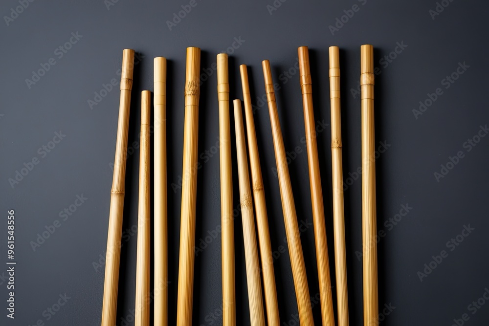 Elegant Bamboo Chopsticks Silhouette Collection Elegant Bamboo Chopsticks Silhouette Collection