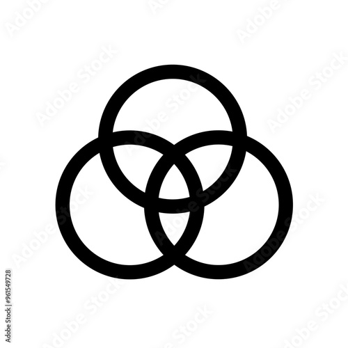 filter icon vector on white background