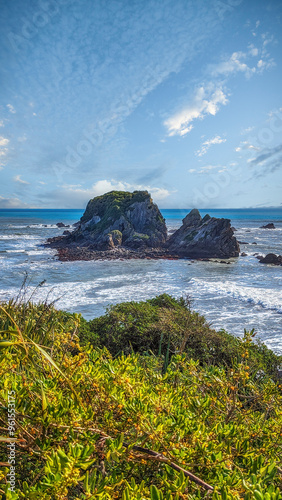 Coastal views, Cape Foulwind, New Zealand photo