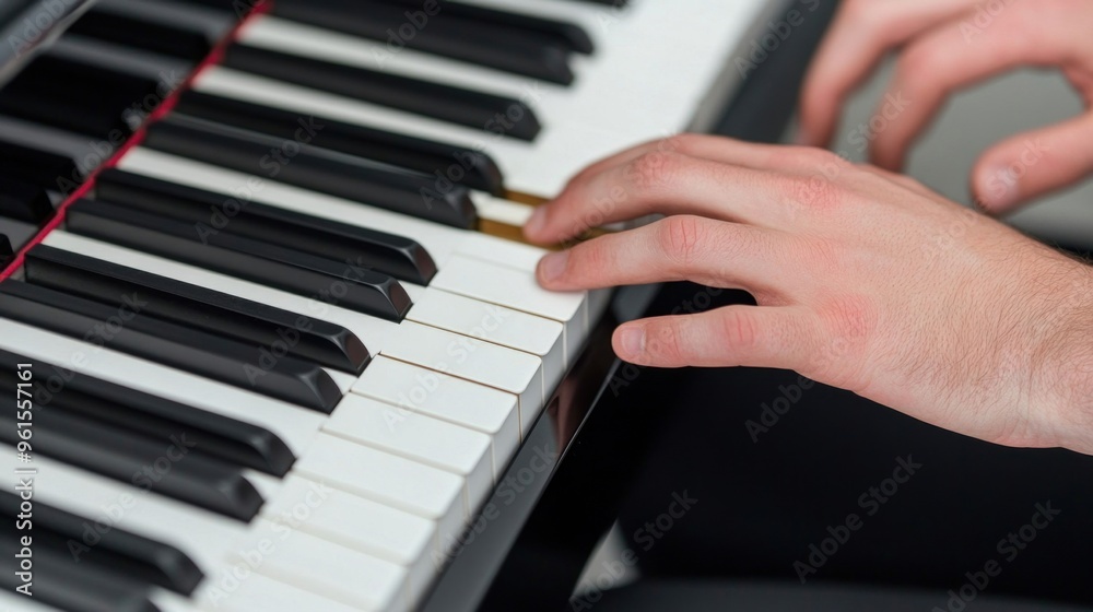 Piano Keys Close Up. Piano Keys Close Up.