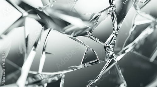 Abstract Shattered Glass Texture.