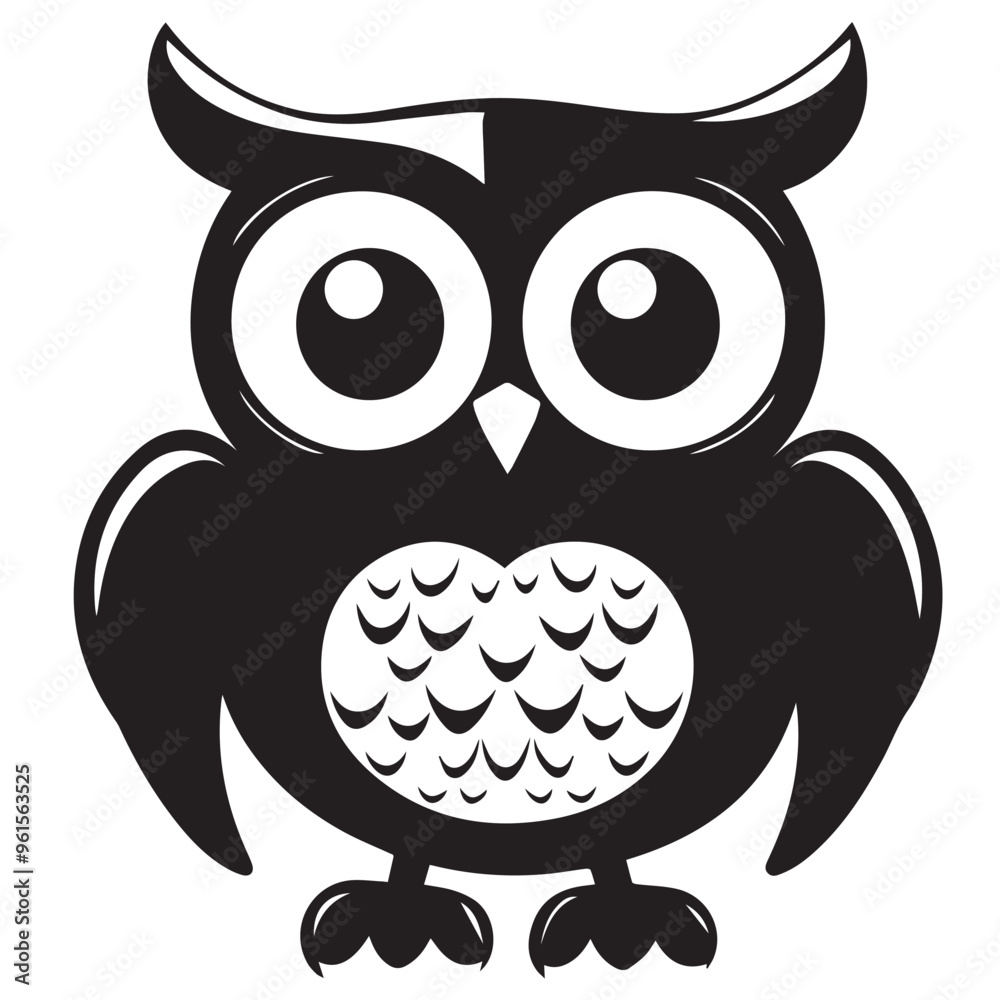 Owl in cartoon, doodle style . Image for t-shirt, web, mobile apps and ui. Isolated 2d vector illustration in logo, icon, sketch style, Eps 10, black and white. AI Generative Owl in cartoon, doodle style . Image for t-shirt, web, mobile apps and ui. Isolated 2d vector illustration in logo, icon, sketch style, Eps 10, black and white. AI Generative