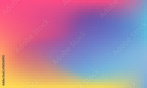 pixel gradient texture abstract background with paste, red, pink, yellow, blue color