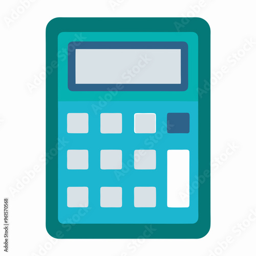 Calculator vector design on a white background