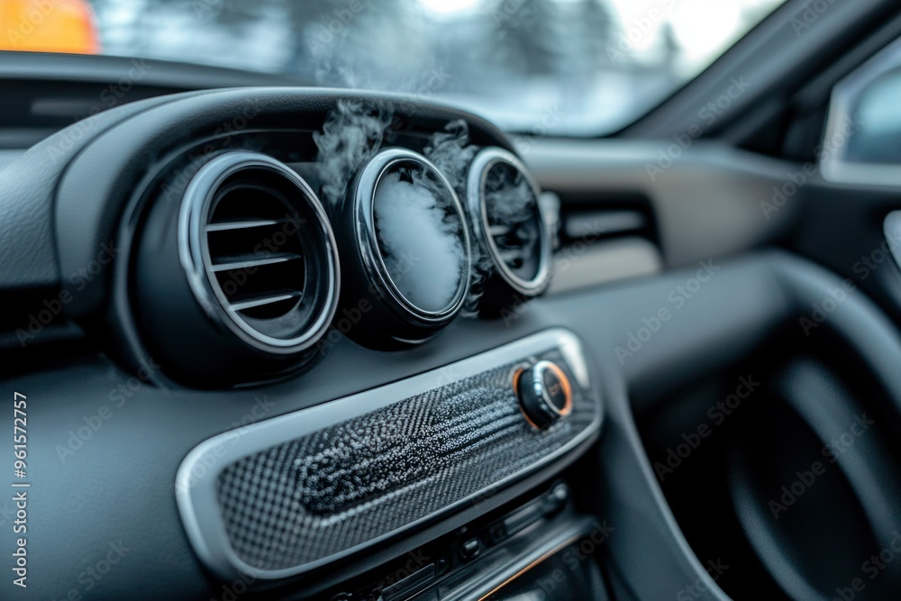 Steam Emitting From Car Air Vent