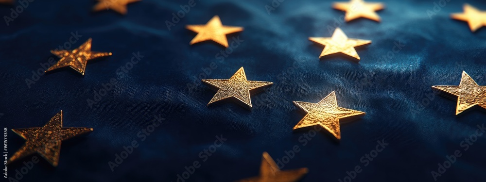 abstract European Union flag abstract European Union flag