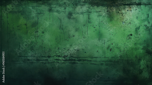 Green grunge texture background. photo