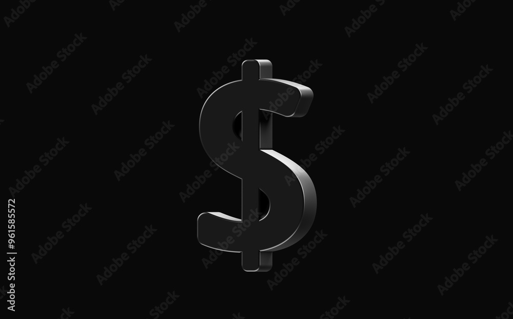 Money cash dollar sign finance currency usd symbol 3d black illustration isolated background business bank investment concept. Economy financial rich design wealth exchange metal icon shiny object. Money cash dollar sign finance currency usd symbol 3d black illustration isolated background business bank investment concept. Economy financial rich design wealth exchange metal icon shiny object.