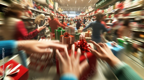 Holiday Shopping Rush: Customers Scrambling for Last-Minute Gifts