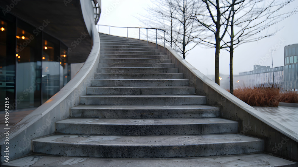 Fototapeta premium Helsinki Library Staircase