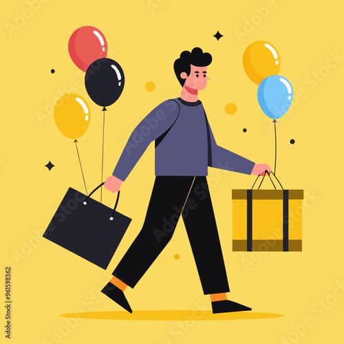 Monday, shopping spree, promotions, clearance, special offers, price cuts, limited time, flash sales, shopping carts, crowds, long lines, electronics deals, fashion discounts, big savings, storewide 