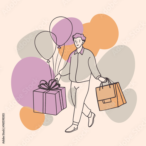 Monday, shopping spree, promotions, clearance, special offers, price cuts, limited time, flash sales, shopping carts, crowds, long lines, electronics deals, fashion discounts, big savings, storewide  photo