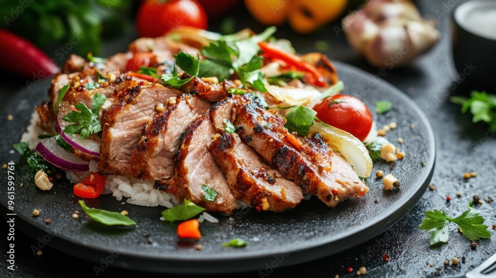 grilled pork grilled pork