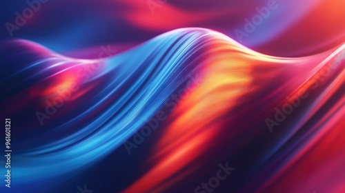 Vibrant modern wave background featuring fluid, dynamic lines and energetic motion, ideal for adding a contemporary touch to digital media