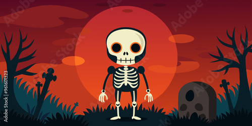 Halloween skull, banner, spooky, creepy, skeleton, haunted, eerie, horror theme, skull graphic, dark, gothic, bones, grim reaper, scary, cobwebs, pumpkin, bats, haunted house, jack-o'-lantern, graveya