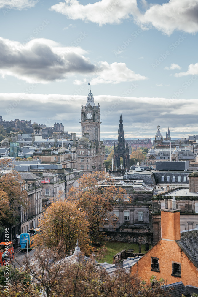 Edinburgh Cityscape with Historic Buildings Edinburgh Cityscape with Historic Buildings