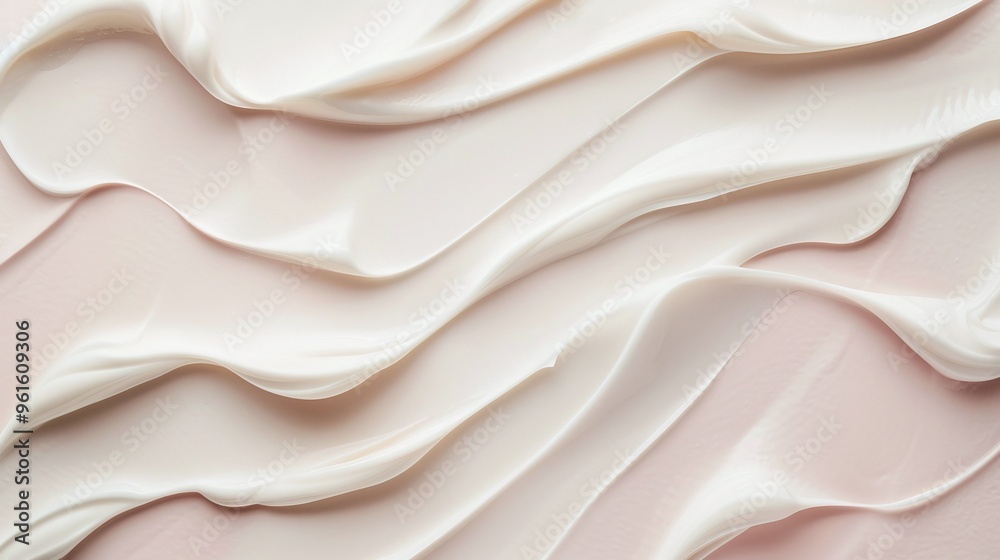 texture of moisturizer waves on pastel background, hydrating face cream or lotion for skin care, smooth and soft nourishing treatment for glowing and healthy skin texture of moisturizer waves on pastel background, hydrating face cream or lotion for skin care, smooth and soft nourishing treatment for glowing and healthy skin