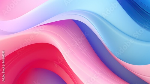 Abstract colorful background with smooth curves and gradients.