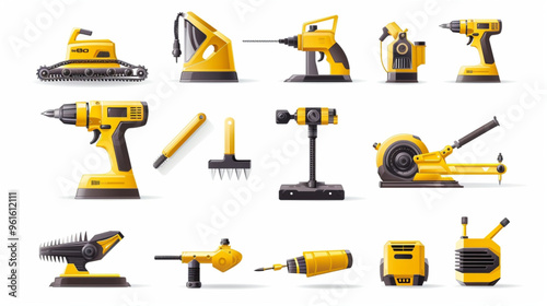 set of construction tools