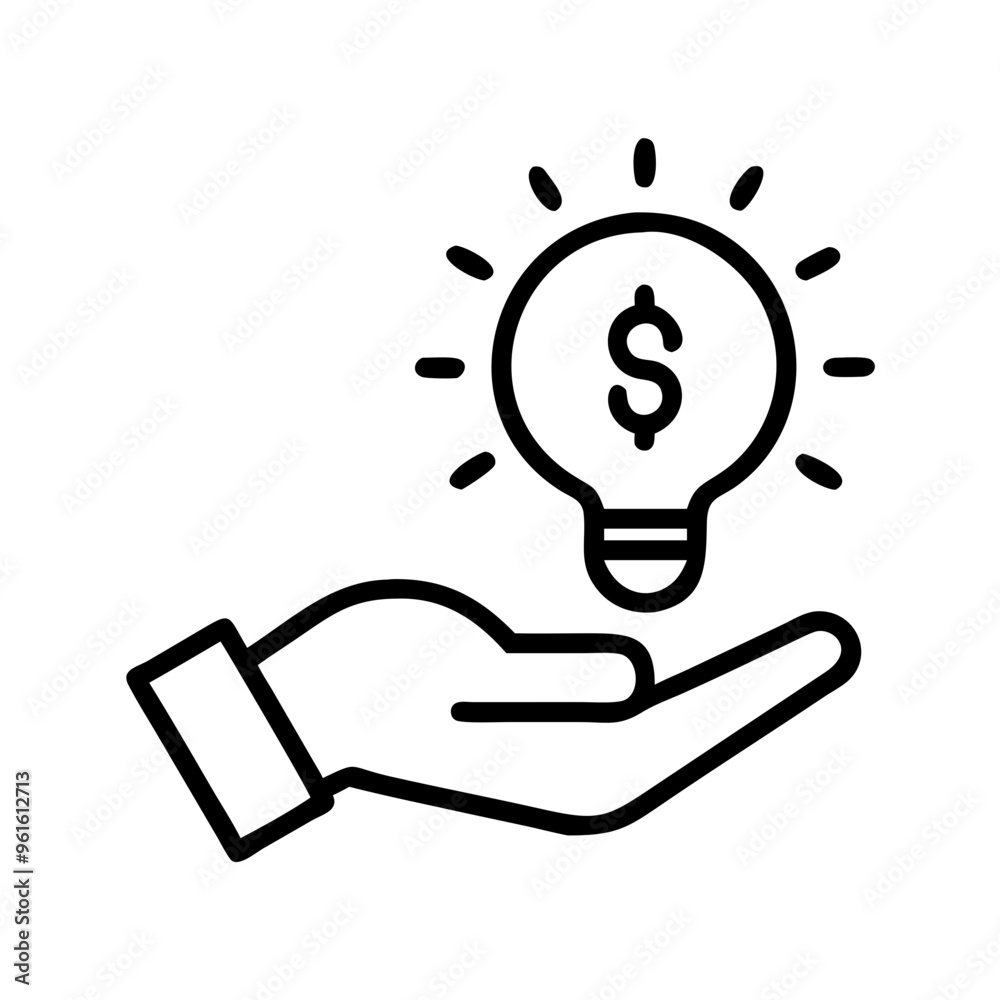 Icon Vector Energy savings and heating costs Energy Saving Tips Icon Vector Energy savings and heating costs Energy Saving Tips