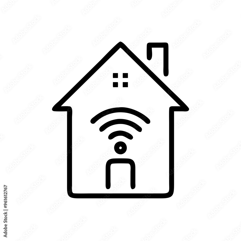 Icon Vector Energy savings and heating costs Smart Home Icon Vector Energy savings and heating costs Smart Home