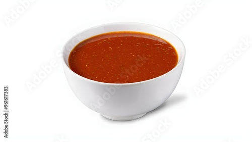 tomato sauce in a glass