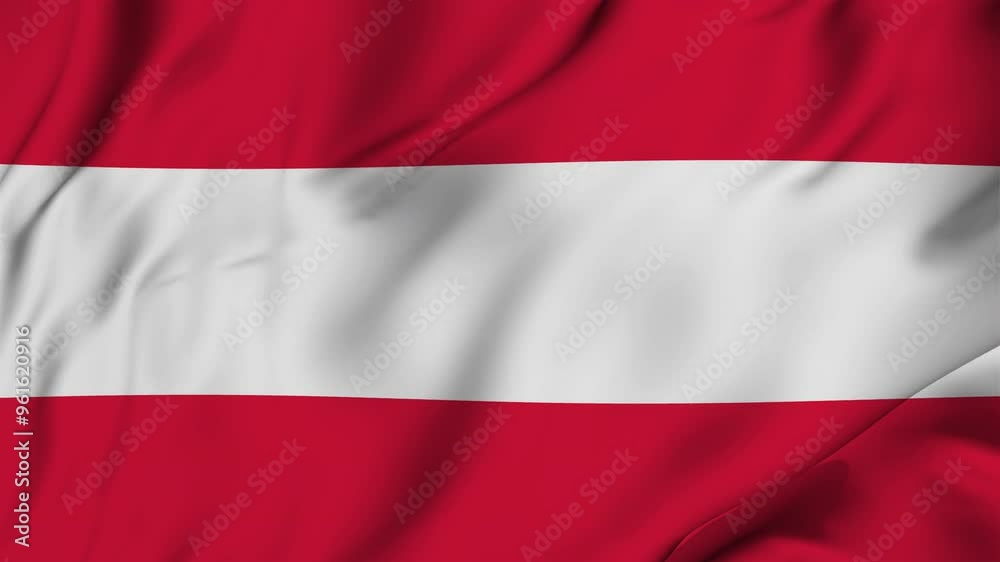 A beautiful view of the Austria flag video. 3d flag-waving video. Austria flag 4K resolution. A beautiful view of the Austria flag video. 3d flag-waving video. Austria flag 4K resolution.