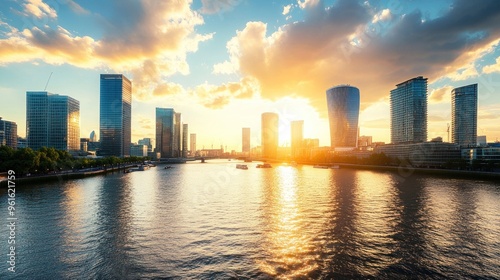 London Skyline at Sunset