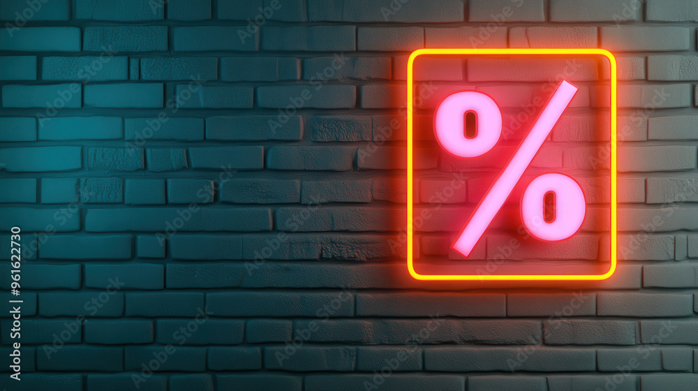 Black Friday neon sign glowing against a dark urban background Black Friday neon sign glowing against a dark urban background