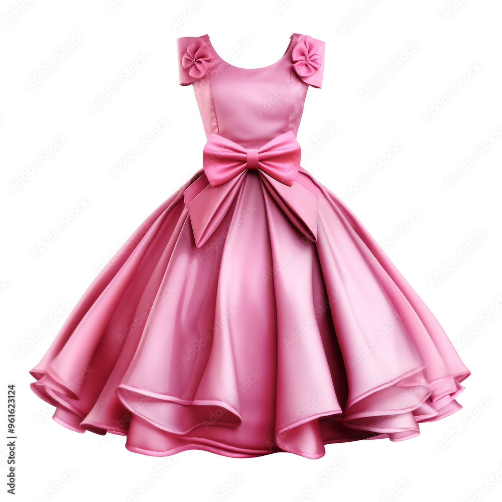 color dress design isolated on white color dress design isolated on white