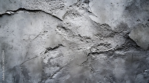 A close-up of a rough concrete wall surface showcasing intricate textures, with soft natural light illuminating the details