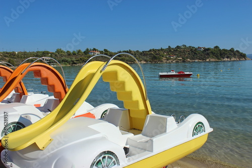 View of Lagonisi beach, Ormos Panagias - Greece
 photo