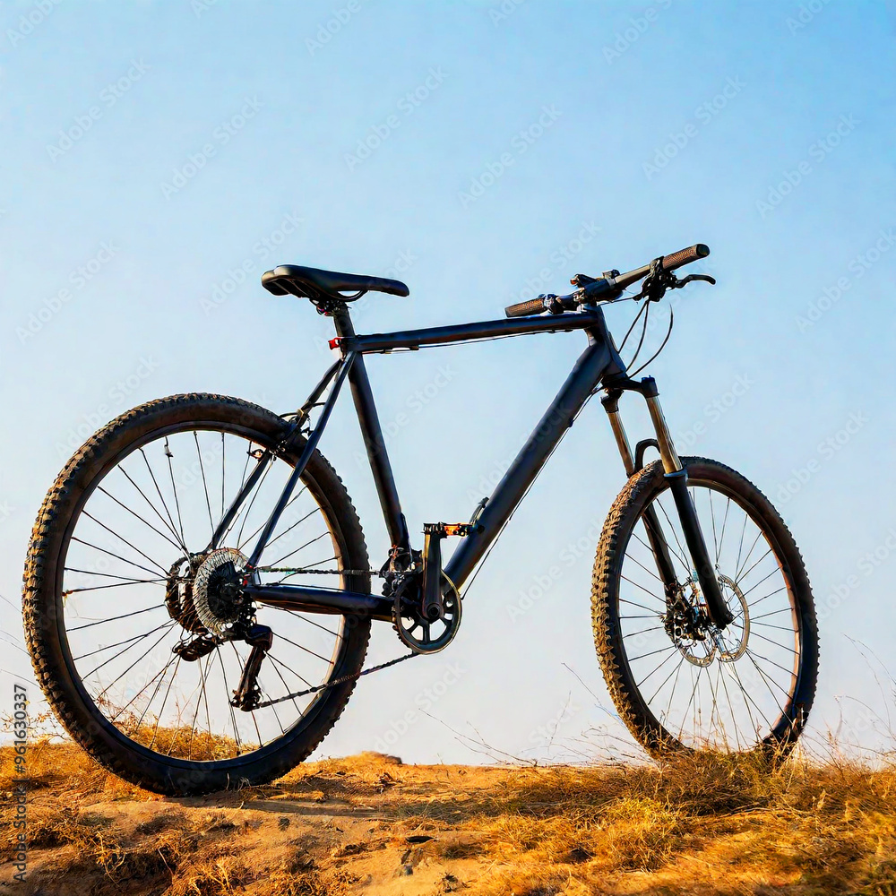 Mountain bike on white background Mountain bike on white background