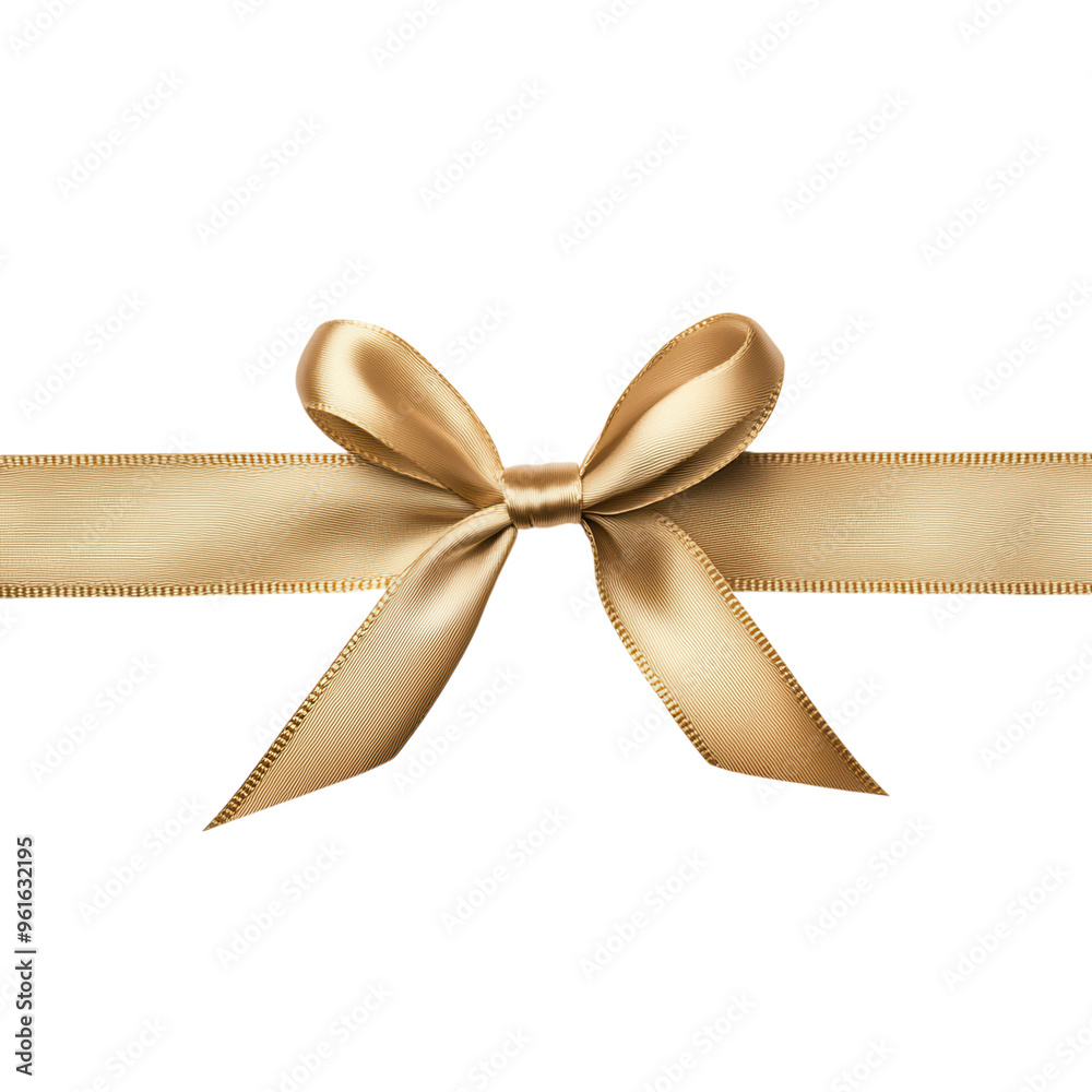 Elegant golden ribbon with a bow, perfect for gift wrapping and decorations, adding a touch of sophistication to any occasion. isolated on transparent or white background, png Elegant golden ribbon with a bow, perfect for gift wrapping and decorations, adding a touch of sophistication to any occasion. isolated on transparent or white background, png